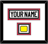 Chicago Nameplate & Logo Jersey Patch - Home White (1996-1999) - Triple Mat 1