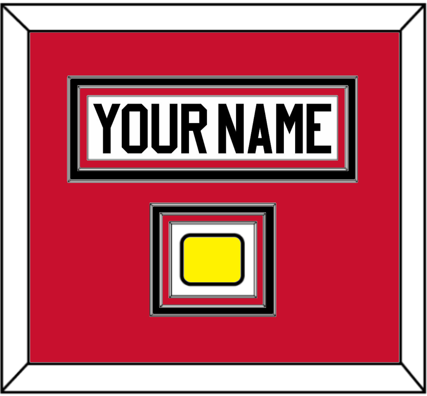 Chicago Nameplate & Logo Jersey Patch - Road White - Premier Tier 2