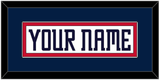 Columbus Nameplate - Home White (2000-2001) - Single Mat 2