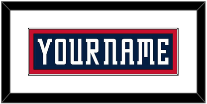 Columbus Nameplate - Road/Home Navy Blue (2001-2007) - Essential Tier 1