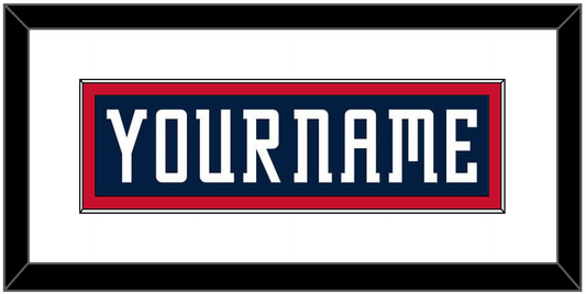 Columbus Nameplate - Home Navy Blue (2007-2017) - Essential Tier 1