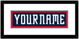 Columbus Nameplate - Road Navy Blue (2000-2001) - Single Mat 1