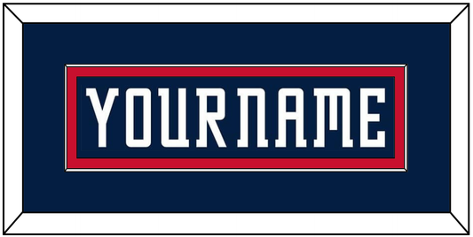 Columbus Nameplate - Home Navy Blue (2007-2017) - Essential Tier 2
