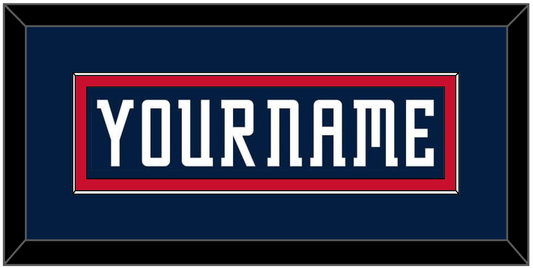 Columbus Nameplate - Home Navy Blue (2007-2017) - Essential Tier 2