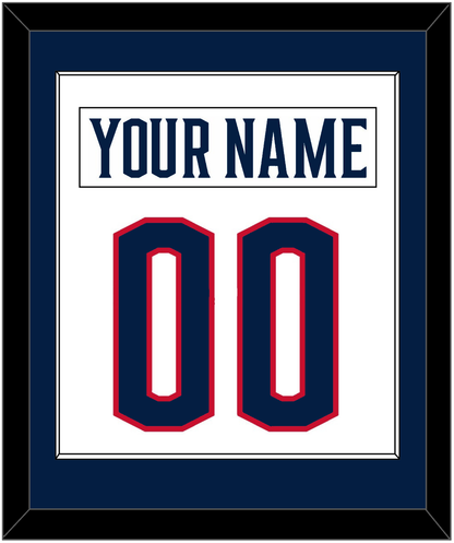 Columbus Nameplate & Number (Back) Combined - Road White - Essential Tier 1