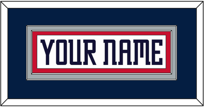 Columbus Nameplate - Home/Road White (2001-2007) - Signature Tier 2