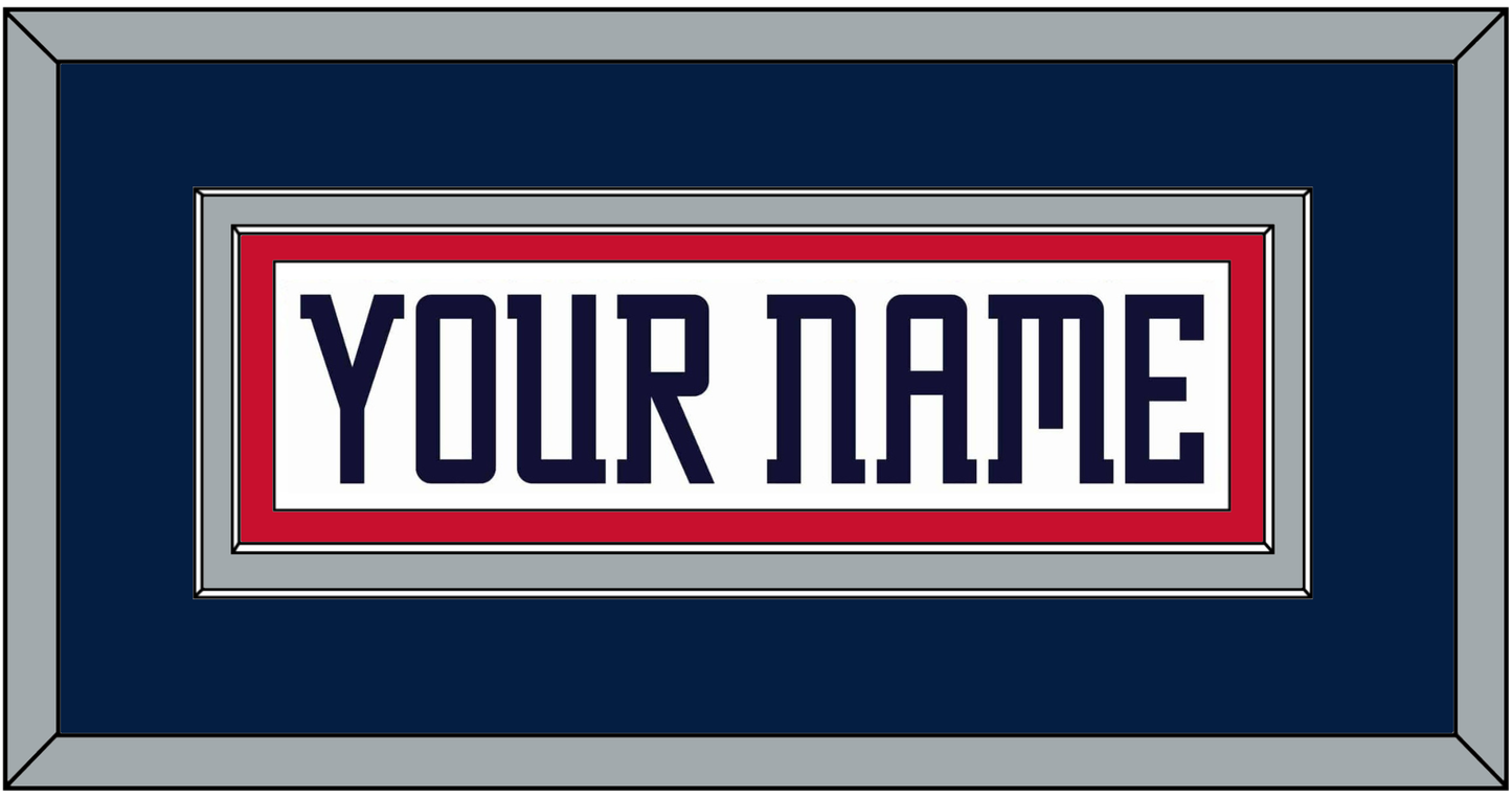 Columbus Nameplate - Home/Road White (2001-2007) - Signature Tier 2