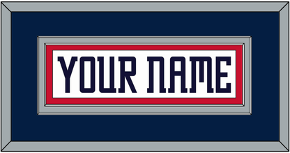 Columbus Nameplate - Home/Road White (2001-2007) - Signature Tier 2