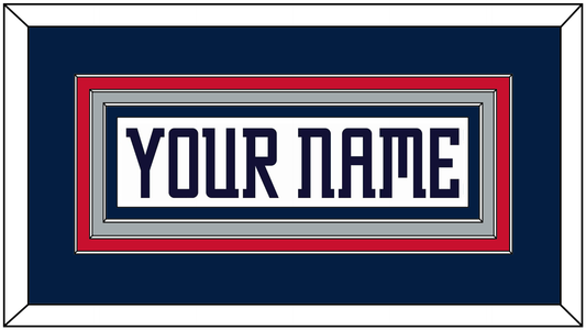 Columbus Nameplate - Home White (2000-2001) - Premier Tier 2