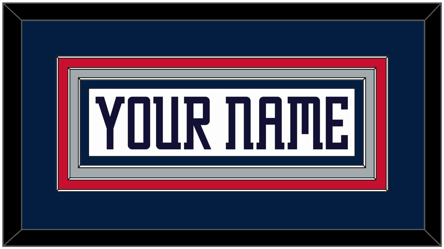 Columbus Nameplate - Home White (2000-2001) - Premier Tier 2