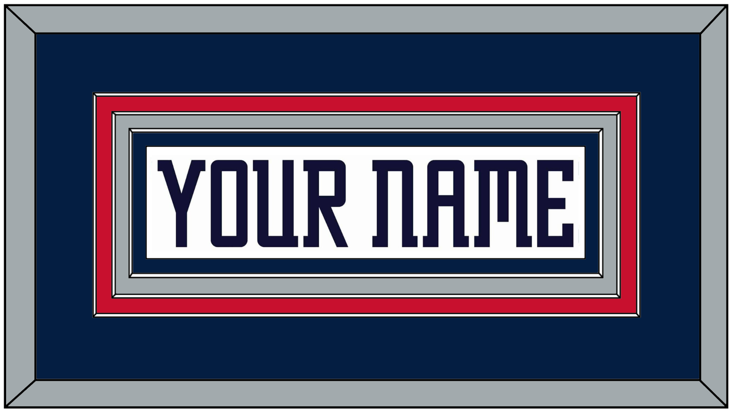 Columbus Nameplate - Home White (2000-2001) - Premier Tier 2