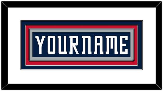Columbus Nameplate - Home Navy Blue (2007-2017) - Premier Tier 1