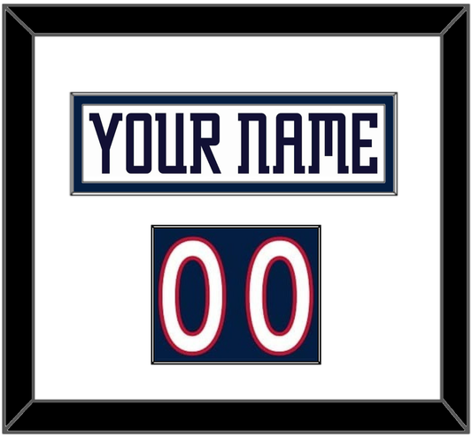 Columbus Nameplate & Number (Shoulder) - Road White (2007-2017) - Essential Tier 1