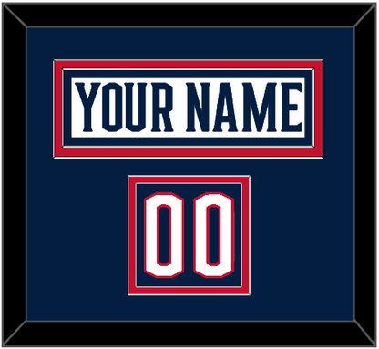 Columbus Nameplate & Number (Shoulder) - Road White - Signature Tier 2