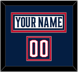 Columbus Nameplate & Number (Shoulder) - Road White - Double Mat 2