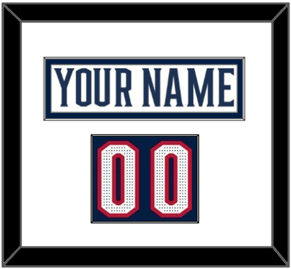 Columbus Nameplate & Number (Shoulder) - Road White (2017-2022) - Essential Tier 1
