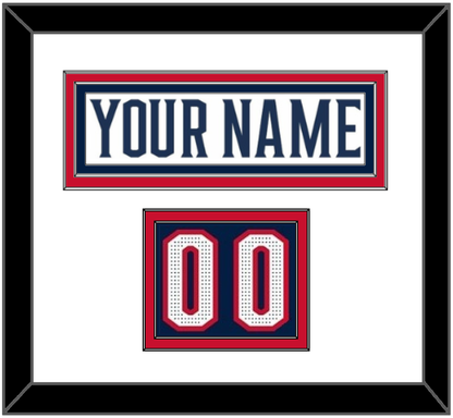 Columbus Nameplate & Number (Shoulder) - Road White (2017-2022) - Signature Tier 1