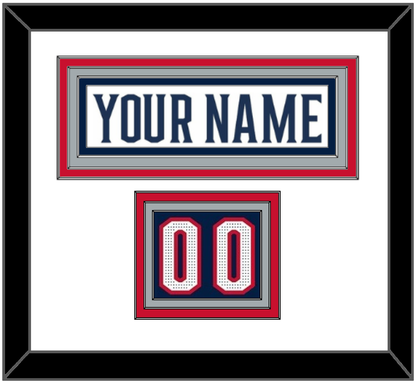 Columbus Nameplate & Number (Shoulder) - Road White (2017-2022) - Premier Tier 1