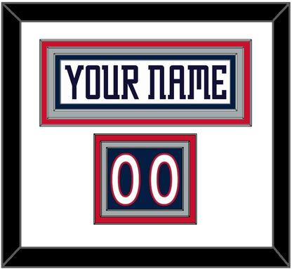 Columbus Nameplate & Number (Shoulder) - Road White (2007-2017) - Premier Tier 1