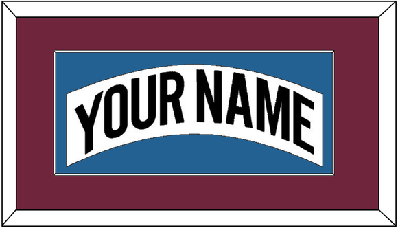 Colorado Nameplate - Home White (1999-2001) - Single Mat 2