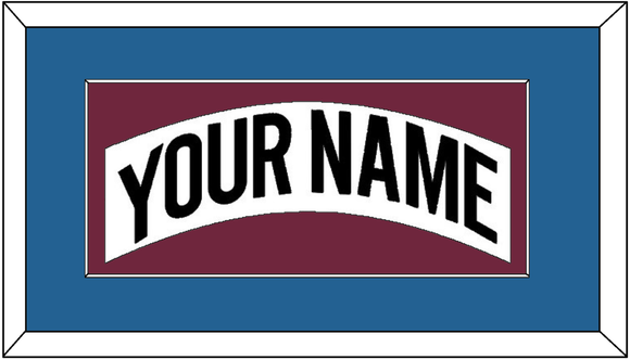 Colorado Nameplate - Home White (1999-2001) - Single Mat 3