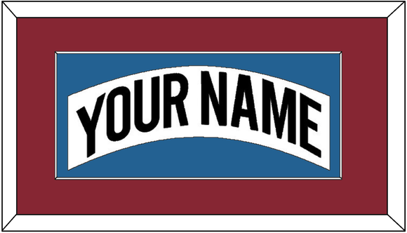 Colorado Nameplate - Home White (1995-1996) - Single Mat 2