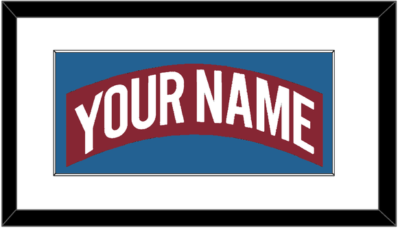 Colorado Nameplate - Road Burgundy (1995-1996) - Single Mat 1