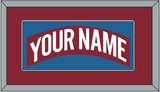 Colorado Nameplate - Road Burgundy (1995-1996) - Single Mat 2