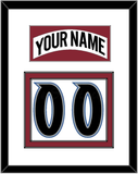 Colorado Nameplate & Number (Back) - Home White (1995-1996) - Double Mat 1