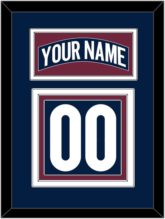 Colorado Nameplate & Number (Back) - Alternate Navy - Premier Tier 2