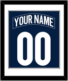Colorado Nameplate & Number (Back) Combined - Alternate Navy - Single Mat 1