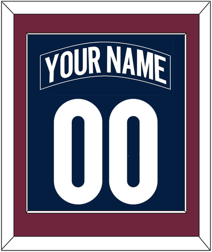Colorado Nameplate & Number (Back) Combined - Alternate Navy - Essential Tier 2