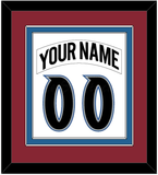Colorado Nameplate & Number (Back) Combined - Home White (1995-1996) - Double Mat 2