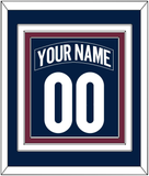 Colorado Nameplate & Number (Back) Combined - Alternate Navy - Triple Mat 2
