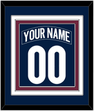Colorado Nameplate & Number (Back) Combined - Alternate Navy - Triple Mat 2