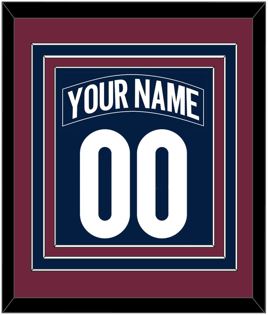 Colorado Nameplate & Number (Back) Combined - Alternate Navy - Premier Tier 4
