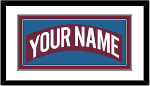 Colorado Nameplate - Road Burgundy (1999-2001) - Double Mat 1