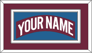 Colorado Nameplate - Road Burgundy (1999-2001) - Double Mat 2