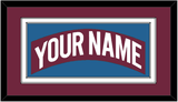 Colorado Nameplate - Road Burgundy (1999-2001) - Double Mat 2