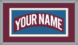 Colorado Nameplate - Road Burgundy (1999-2001) - Double Mat 2