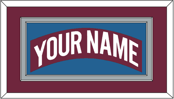 Colorado Nameplate - Road Burgundy (1999-2001) - Double Mat 3