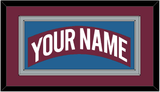 Colorado Nameplate - Road Burgundy (1999-2001) - Double Mat 3