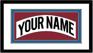 Colorado Nameplate - Home White (1995-1996) - Double Mat 1