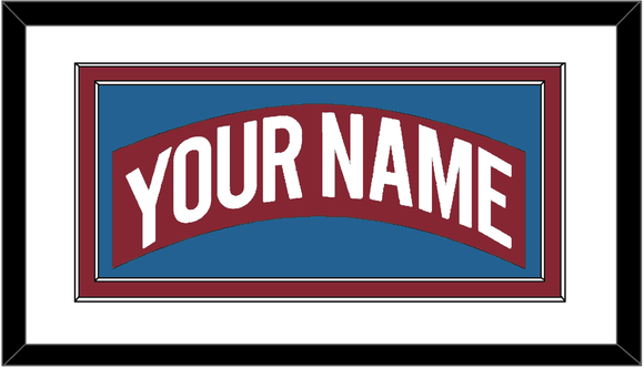 Colorado Nameplate - Road Burgundy (1995-1996) - Double Mat 1