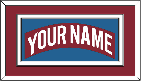 Colorado Nameplate - Road Burgundy (1995-1996) - Double Mat 2