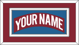Colorado Nameplate - Road Burgundy (1995-1996) - Double Mat 2