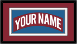 Colorado Nameplate - Road Burgundy (1995-1996) - Double Mat 2