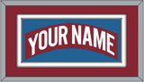 Colorado Nameplate - Road Burgundy (1995-1996) - Double Mat 2