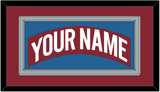 Colorado Nameplate - Road Burgundy (1995-1996) - Double Mat 3