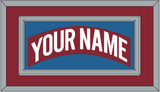 Colorado Nameplate - Road Burgundy (1995-1996) - Double Mat 3